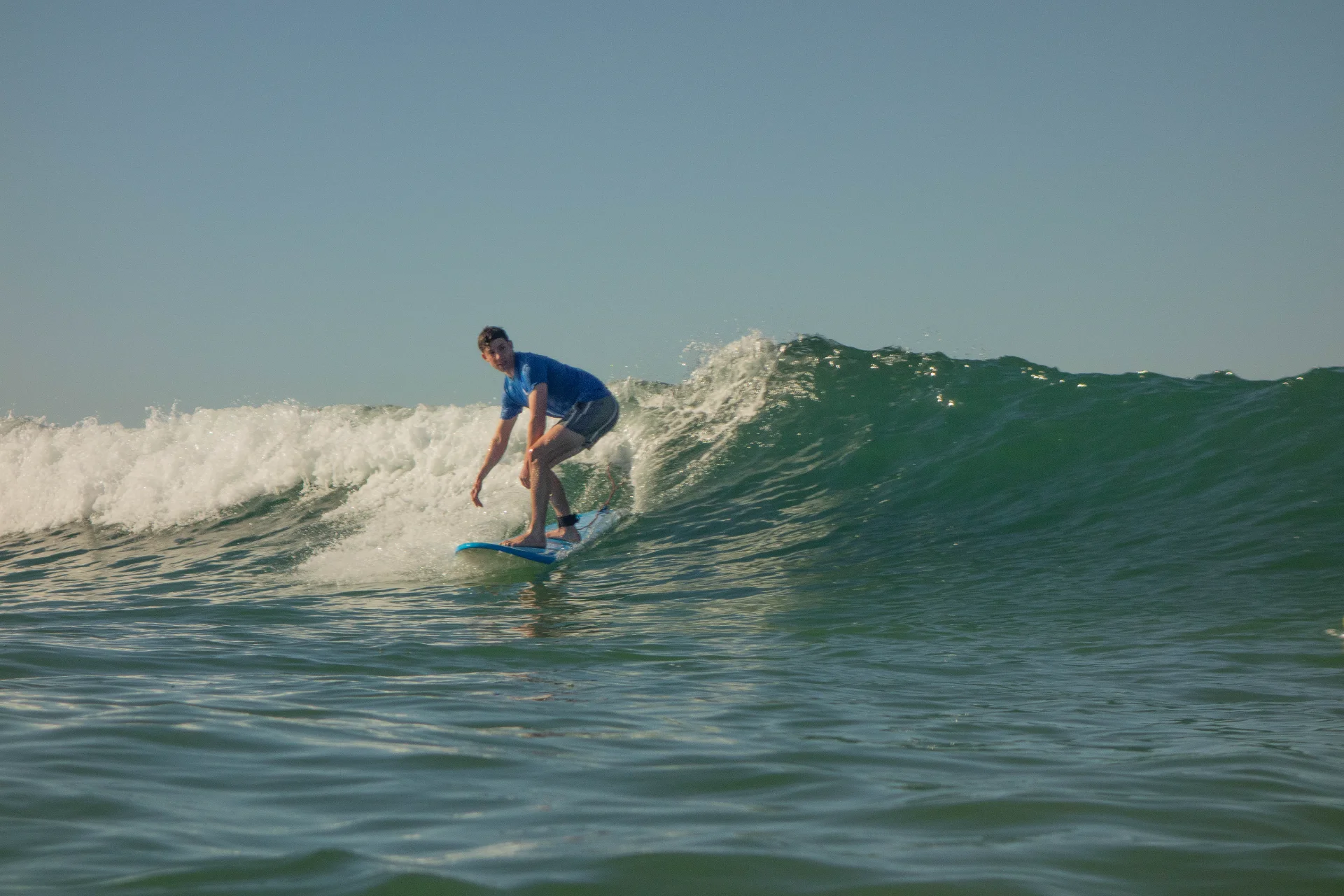 Intermediate surfer